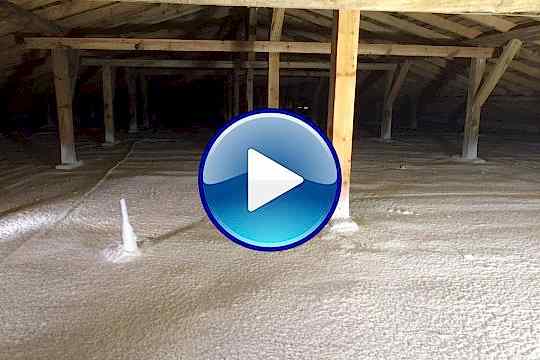 Çatı Altı Zemin Sprey Poliüretan Köpük Uygulaması