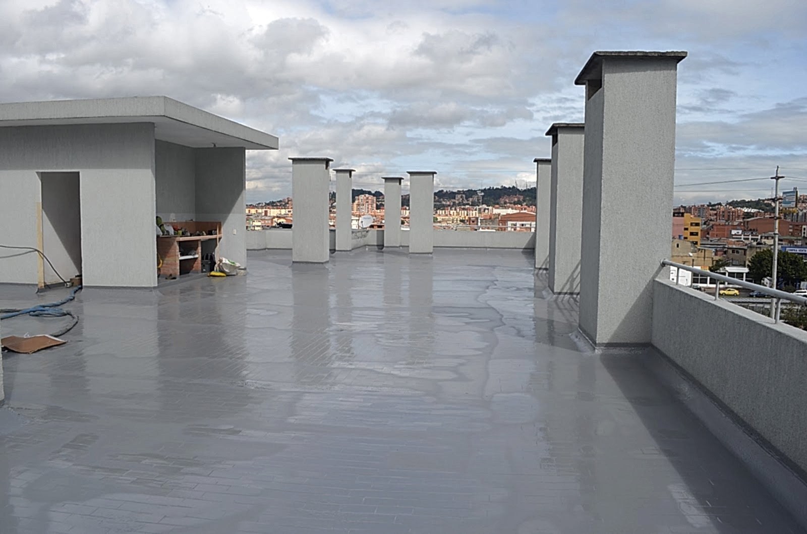 Sprey Polyurea Teras Yalıtımı